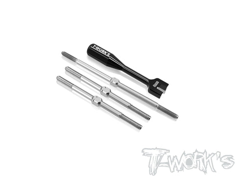 TB-331   64 Titanium Turnbuckle Set( For Serpent F190 )