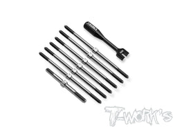 TB-334     64 Titanium Turnbuckle Set( For Xray XT4'25 )