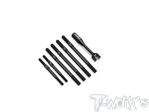 TBB-EB482.2   64 Titanium Black Coating Turnbuckle Set( For Tekno EB48 2.2 )