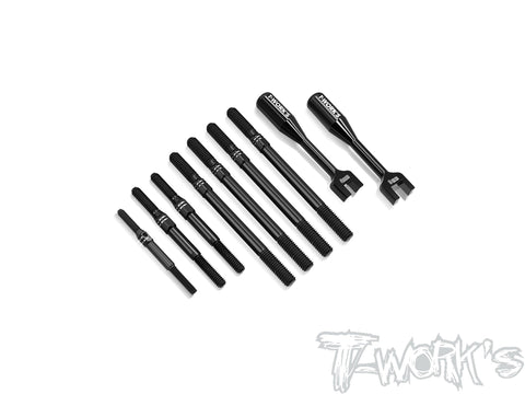 TBB-NB482.2   64 Titanium Black Coating Turnbuckle Set( For Tekno NB48 2.2 )