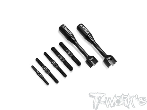 TBB-S35-4EVO  64 Titanium Black Coating Turnbuckle Set( For SWORKZ S35-4 EVO )