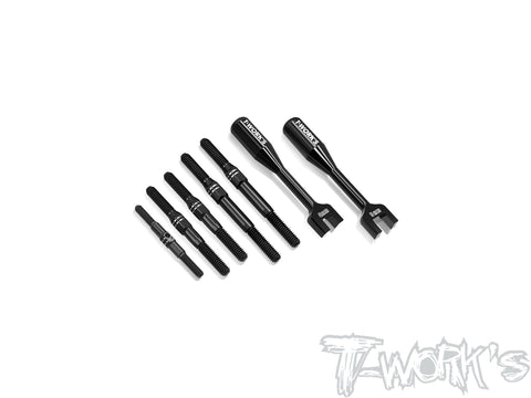 TBB-XB823   64 Titanium Black Coating Turnbuckle Set( For Xray XB8 2022 / XB8 2023/XB8 2024)