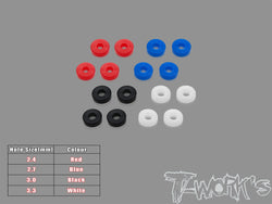 TO-330-F   POM Machined Anti-Roll Bar Bushing Set ( For Tekno NB48 2.2/ EB48 2.2 ) 2.4/2.7/3.0/3.3mm Each 4 pcs.