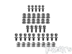 TP-202   64 Titanium Ball End set ( For Yokomo MS1.0 )40pcs.