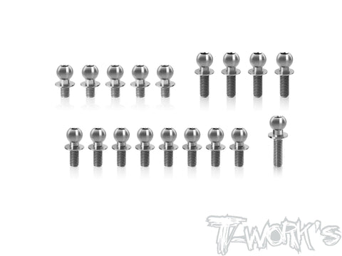 TP-206   64 Titanium Ball End set ( For AXON TC10/3 )18pcs.