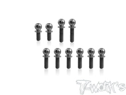 TP-208    64 Titanium Ball End set ( For Xray XT4'25 )10pcs.