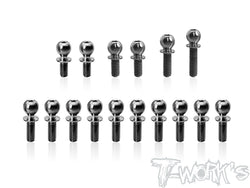 TP-211    64 Titanium Ball End set ( For Xray XB2C'25 )16pcs.