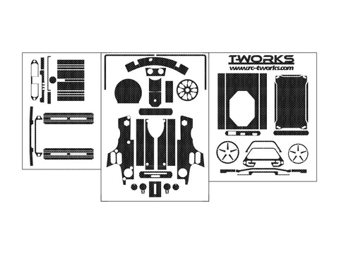 TS-065  Shiny Graphite Sticker ( For Flysky NB4 Pro /  NB4 Pro+ )