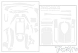 TS-076  3D Graphite Radio Skin Sticker ( For FLYSKY GT-5 ) 6colors