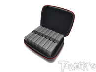 TT-075-O-13A   Compact Hard Case with 7pcs.  of 10 Case Hardware Storage Boxes