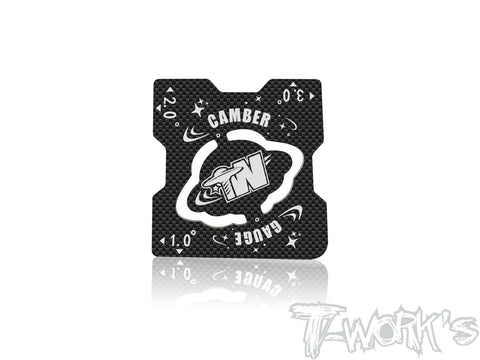 TT-131-A   1/8 & 1/10 Buggy Carbon-faced Camber Gauge ( 1-3 Degree )