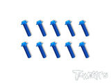 ASS-UDB 7075-T6 Hex. Socket UFO Head Screw(Dark Blue) 10pcs.