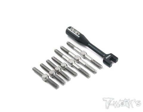 TB-021 XRAY T3 2012 Titanium Turnbuckle Set