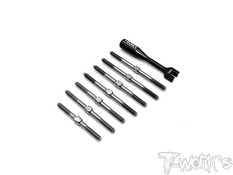 TB-222 64 Titanium Turnbuckle Set ( For Yokomo YZ-4 SF2 )