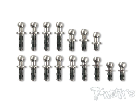 TP-070 64 Titanium Ball End set ( For Yokomo BD8 )