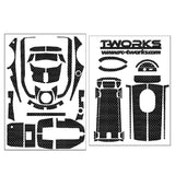 TS-049 Shiny Graphite Sticker (For Futaba 4PM )