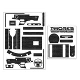 TS-051 Shiny Graphite Sticker ( For FlySky NB4 )