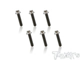 TSS-H  M2.5 64 Titanium Hex. Socket Head Screw ( 6pcs. )