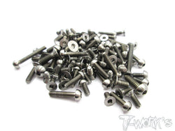 TSS-RC10B6D  64 Titanium Screw set 83pcs.( For Team Associated RC10 B6D )