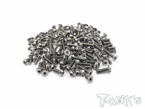 TSSU-MP10 64 Titanium Screw set ( UFO Head ) 149pcs. ( For KyoshoMP10 )